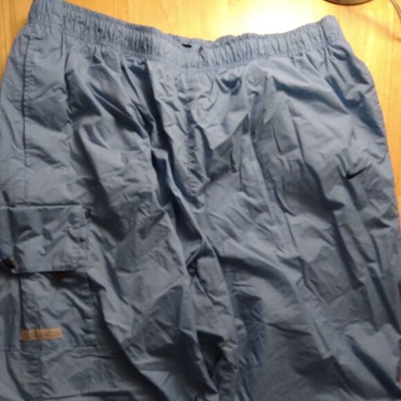 Vintage Nike Cargo Pocket Mesh Lined Wind Pants Joggers - Picture 2 of 9